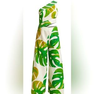 Farm Rio NWT Palm Priny cut out jumpsuit